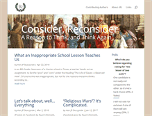 Tablet Screenshot of considerreconsider.com